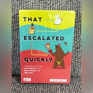 That Escalated Quickly Card Game Exploding Kittens Party Game NEW Sealed